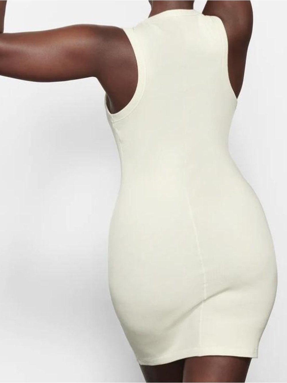 PNWOT SKIMS Cotton Rib Tank Dress In Mineral - 2X